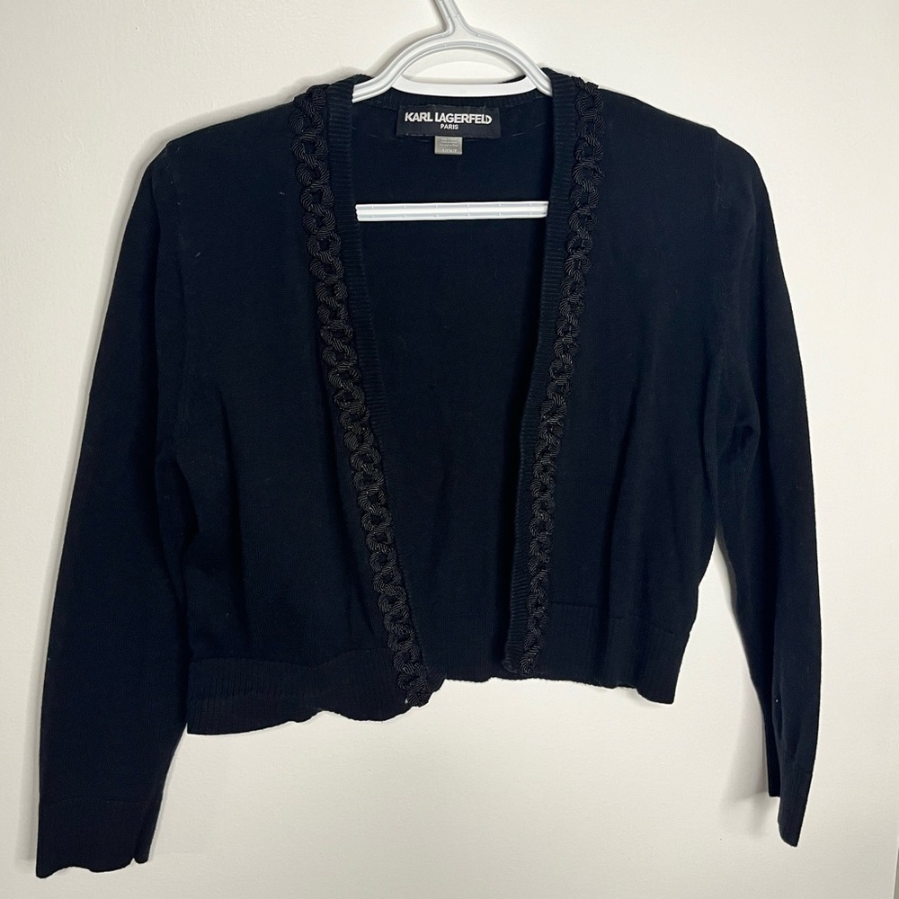 Karl Lagerfeld | Cropped cardigan | S
